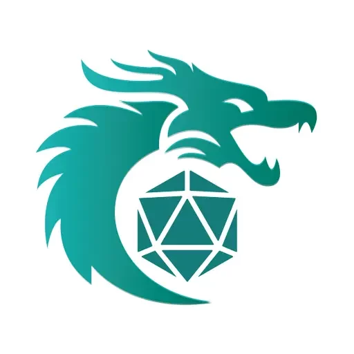 Logo Fantasy and Dragons. Grupo que combina la pasión por la literatura fantástica y la ciencia ficción con juegos de rol y otras actividades de ocio alternativo.